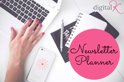 Newsletter Planner (Guidebook and Worksheets) walks you through everything from getting clarity on who your audience is and how you serve them, setting up your newsletter for the first time, tracking your promotions, and planning your newsletter content.