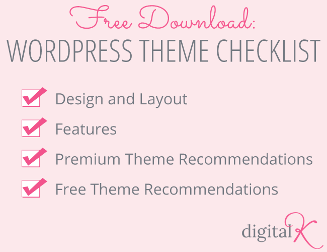 Free Download: WordPress Theme Checklist