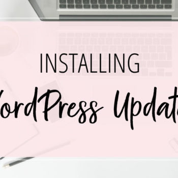 Installing WordPress Updates