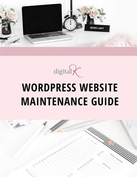 Download my Free Website Maintenance Guide!