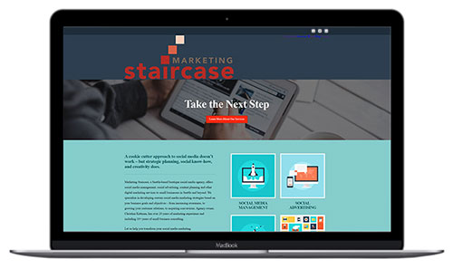 Marketing Staircase Website - Before Redesign